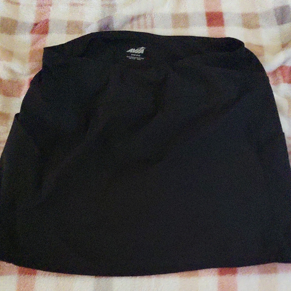 Avia Women's Elegant Black A-Line Skirt